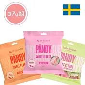 【PALIER】【PANDY】瑞典天然軟糖(3入組) (甜心軟糖/雲朵味覺/蜜桃風味覺糖3種口味各1)