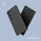 犀牛盾 Samsung Galaxy S24 Ultra (6.8吋) SolidSuit 經典防摔背蓋手機保護殼- 經典黑
