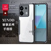 XUNDD訊迪 軍事防摔 POCO X6 5G 鏡頭全包覆 清透保護殼 手機殼(夜幕黑)