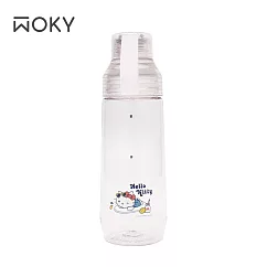 【WOKY x三麗鷗】Kitty聯名ECOZEN 透明瓶600ml 海畔冒險