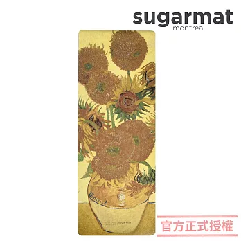 【加拿大Sugarmat】頂級加寬PU瑜珈墊(5.0mm) 向日葵 sunflower