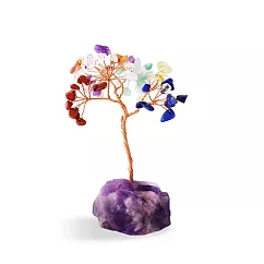 O’Pretty 歐沛媞 天然七彩水晶樹─多款可選 紫晶底