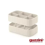 【Guzzini】Drain&Safe 廚房餐具瀝水收納架 - 白色