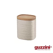 【Guzzini】Tierra 系列 永續環保材質 M號 儲存罐 - 米色