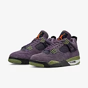 Nike 休閒鞋 Wmns Air Jordan 4 Retro 女鞋 紫綠 Canyon Purple AJ AQ9129-500