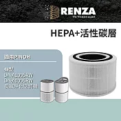 適用 Pinoh 品諾 DA-A1005RW DA-A1006RW 長效淨化空氣清淨機 HEPA+活性碳 濾網 濾芯 濾心