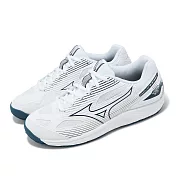 Mizuno 排球鞋 Cyclone Speed 4 白 藍 男鞋 女鞋 羽桌球 室內運動 入門款 美津濃 V1GA2380-21