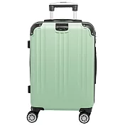 DF travel - SUNPLAY繽紛玩色TSA密碼鎖ABS拉鍊可加大靜音飛機輪20吋行李箱-共8色 抹茶綠