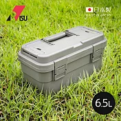 【日本RISU】TRUNK CARGO日本製可連結層疊組合式工具箱-6.5L- 岩灰