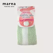 【日本Marna】日本製兔尾毛沐浴巾(原廠總代理)  綠色