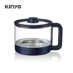 【KINYO】1.2L 多功能玻璃美食鍋|輕巧|插電即用|美食鍋 FP─0877