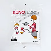 【哈亞極品咖啡】KONO 1~2人用錐形濾紙 3包(40入/包)