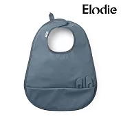 【瑞典ELODIE DETAILS】防水口袋圍兜 Tender Blue Bunny 藍色兔寶寶