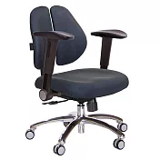 GXG 低雙背 電腦椅(鋁腳/摺疊滑面扶手)  TW-2603 LU1J