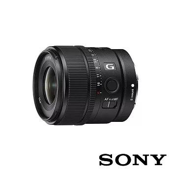 SONY E 15mm F1.4 G 廣角定焦鏡頭 SEL15F14G 公司貨