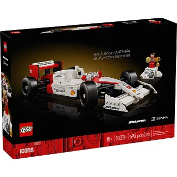 樂高LEGO Icons系列 - LT10330 McLaren MP4/4 & Ayrton Senna