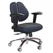 GXG 低雙背 電腦椅(鋁腳/2D滑面升降扶手)  TW-2603 LU2J