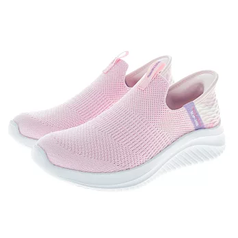SKECHERS ULTRA FLEX 3.0 中大童休閒鞋-粉-303801LLTPK 20 粉紅色