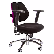GXG 低雙背 電腦椅(鋁腳/SO金屬扶手)  TW-2603 LU5