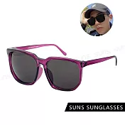 【SUNS】百搭質感墨鏡 時尚大框眼鏡 男女款 時尚不退流行 抗UV400 S601 紫框