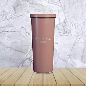 GREEN CUP芊杯內外316不鏽鋼真空吸管杯-800ml-1支 蜜糖粉紅色