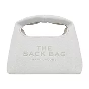 MARC JACOBS THE MINI SACK荔枝皮手提包(附內袋)-迷你/ 白