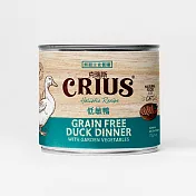 紐西蘭 CRIUS克瑞斯天然無穀全齡貓用低敏主食餐罐_低敏鴨_175克_24罐
