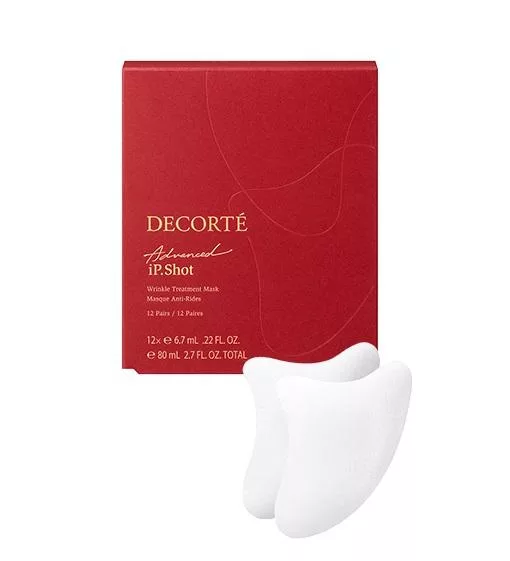 DECORTE黛珂 IP.Shot 撫紋能量頰膜 DECORTE黛珂 IP.Shot 抗老修復頰膜,12片裝每片6.7ml,輕盈貼合肌膚,提供密集修復與保濕效果,適合日常使用,改善肌膚紋路與暗沉,提升肌膚光采與彈性。
