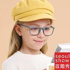 seoul show首爾秀 Q腿小方形兒童可換近視片輕盈平光眼鏡 8242  灰色