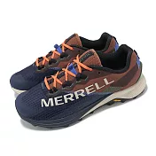 Merrell 越野跑鞋 MTL Long Sky 2 男鞋 深藍 棕 耐磨 抓地 反光 郊山 健行 運動鞋 ML068163