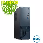 Dell 戴爾 Inspiron 3030S 商用薄型電腦(i7-14700/32G/2TB+512G SSD/W11P)特仕桌上型電腦 39900