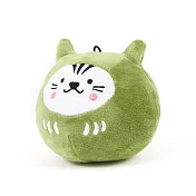 〘吉豆貓〙祈福達摩貓草球 ｜限定款-聖誕綠 （貓草玩具 貓玩具）