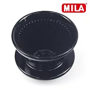 MILA 陶瓷蛋糕濾杯(咖啡濾杯)(適合1-4人)-三色可選 黑