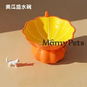 Ｍamy Pets 陶瓷斜口護頸貓碗。 水果碗美瓜