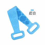 【E.dot】矽膠沐浴搓背搓澡神器 -超值2入組 藍色