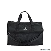 【HAPI+TAS】日本原廠授權 摺疊旅行袋 (小)- 霧面黑