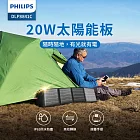 PHILIPS飛利浦 20W太陽能充電板 太陽能板 緊急發電 太陽能發電 充電板 DLP8841C