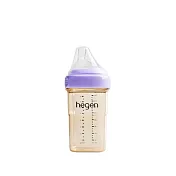 【hegen】金色奇蹟PPSU多功能方圓型寬口奶瓶 240ml  - 漾紫