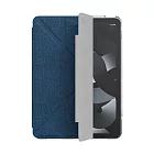 JTLEGEND iPad Pro 11吋 Amos Pro 相機快取多角度折疊布紋皮套(含Apple pencil磁扣) 海軍藍