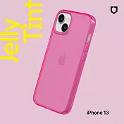 犀牛盾 iPhone 13 (6.1吋) JellyTint透明防摔手機殼(抗黃終生保固)- 粉漾桃