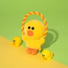 【LINE FRIENDS】經典系列寵物繩結發聲玩具(五款任選) 莎莉