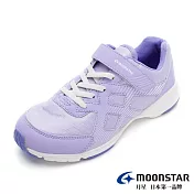 MOONSTAR月星 耐磨輕量大童運動鞋 23 紫
