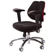 GXG 低雙背 工學椅(鋁腳/4D弧面摺疊扶手)  TW-2605 LU1D