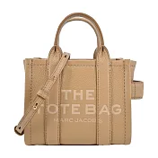MARC JACOBS THE LEATHER MICRO TOTE 皮革兩用托特包- 駝