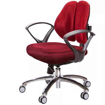 GXG 低雙背 工學椅(鋁腳/D字扶手)  TW-2605 LU4