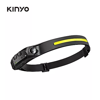 【KINYO】無線單燈條感應式頭燈 LED-7416