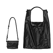 【bitplay】Foldable 2-Way Bag 超輕量翻轉口袋包 -暗夜黑