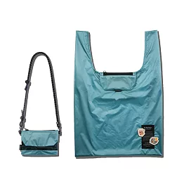 【bitplay】Foldable 2─Way Bag x 33 Special edition 超輕量耐重口袋包 x 插畫家33 超市聯名款─青空藍