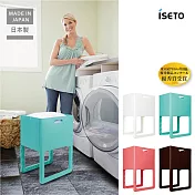 日本製 ISETO 伊勢藤 ACOT 可折疊高腳置物籃(收納 洗衣籃 玩具籃 包包 雜誌) 粉
