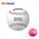 成功SUCCESS 軟木硬式縫線壘球-練習級(12顆)4103台灣製